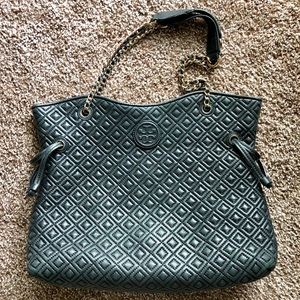 Tory Burch Marion Quilted Leather Slouchy Tote